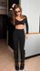 Костюм для фітнесу та йоги з пушап ефектом Selena Collection / black CV01S фото 1