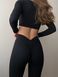 Костюм для фітнесу та йоги з пушап ефектом Selena Collection / black CV01S фото 7