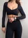 Костюм для фітнесу та йоги з пушап ефектом Selena Collection / black CV01S фото 3