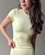ЖІноча облягаюча футболка Soft Fit| Sun lime (жовта) NY013FS фото 1