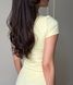 ЖІноча облягаюча футболка Soft Fit| Sun lime (жовта) NY013FS фото 4